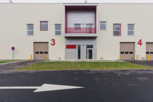 Façades d'un bâtiment de bureaux